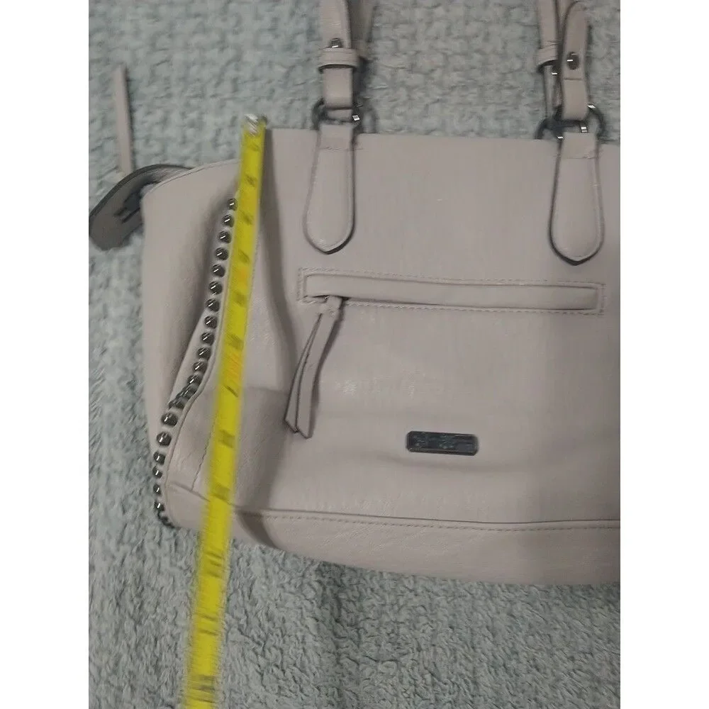 Jessica Simpson Handbag Gray Pewter Embellishment Boho